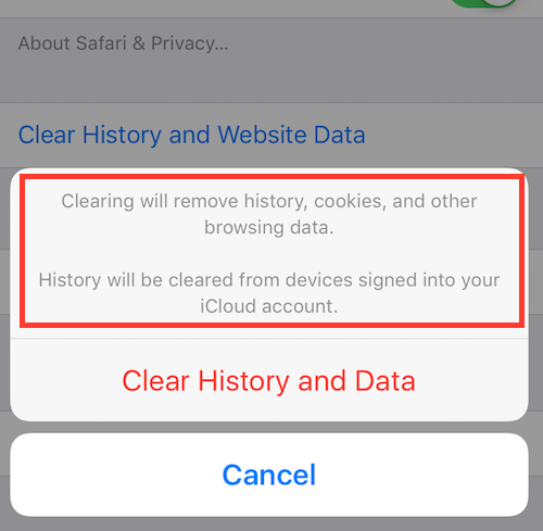 ios-cache-safari-warning