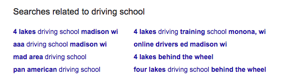 Google LSI related keywords